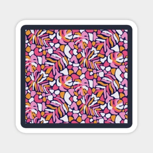 Matisse Pink Tropical Leaves Magnet