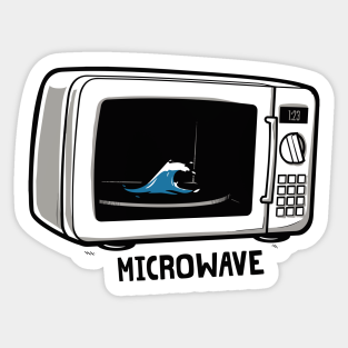 Microwave Stickers Teepublic