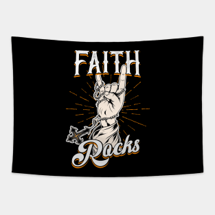 Faith Rocks Tapestry