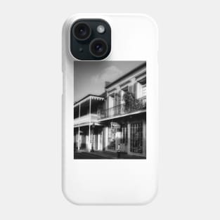 617 Chartres Street in Black and White Phone Case