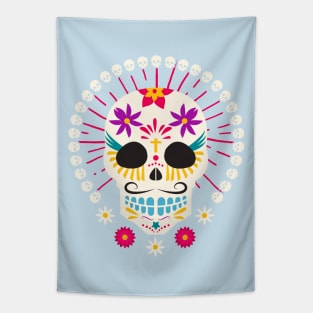 Skull Tango Tapestry