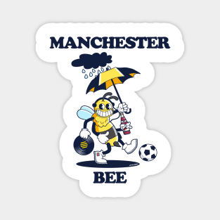 Manchester Bee (1930s rubberhose cartoon character style) Magnet