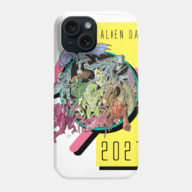 Alien Day 2021 Commemorative Shirt Phone Case by Perfect Organism Podcast & Shoulder of Orion Podcast