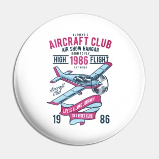 Aircraft Club Pin