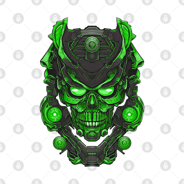 ETHEREAL SKULL - GREEN by Vector Volt