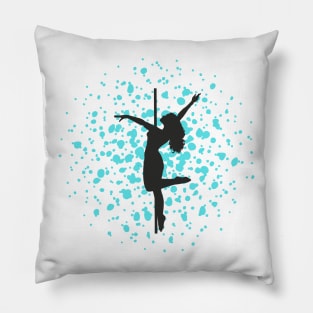 Pole Dancer in Splash Pillow