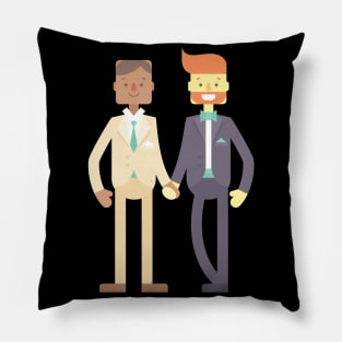 LGBT Couples Design - LGBT Men Couple Pillow