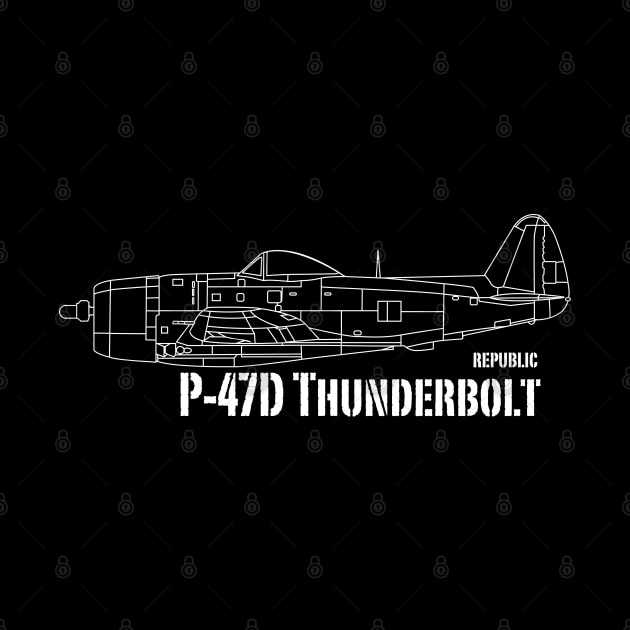 Republic P-47D Thunderbolt by BearCaveDesigns