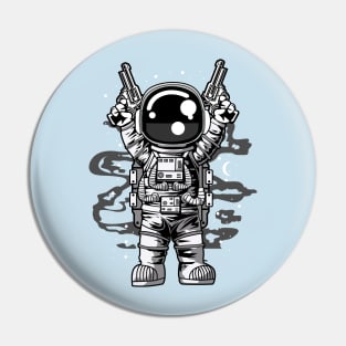 astronaut gun Pin