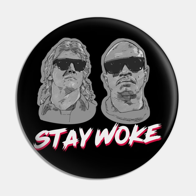 Stay Woke Pin by Concentrated