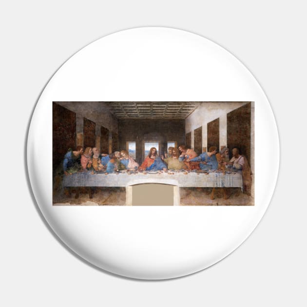 The Last Supper by Leonardo da Vinci Pin by mikepod