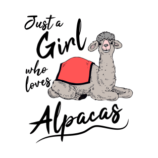 Girl loves Alpaca T-Shirt