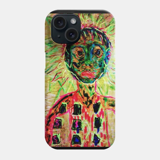 Man In A Building 2 Phone Case by Lizchapman