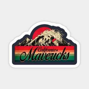 Mavericks Big Wave California Magnet