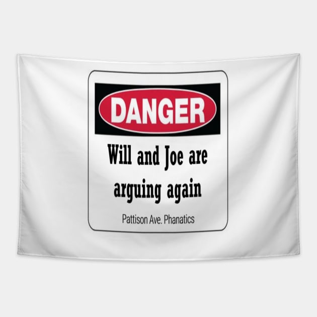 Danger Sign Tapestry by PattisonAvePhanatics