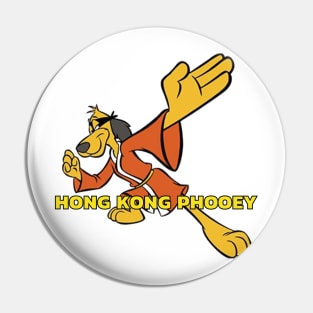 Hong Kong Phooey Cartoon Pin