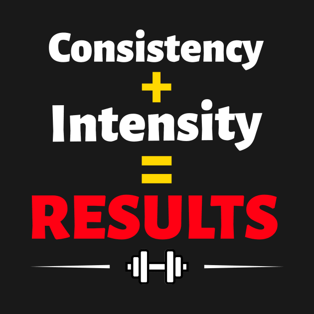 Workout Motivation | Consistency + intensity = results by GymLife.MyLife