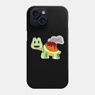 Turtle Volcano Phone Case