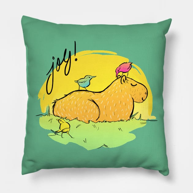 Joy! Pillow by @akaluciarts