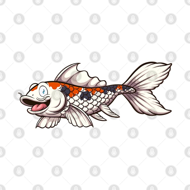 Cute Koi Karp Fish by TheMaskedTooner