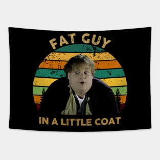 Fat Guy in a Little Coat Tapestry