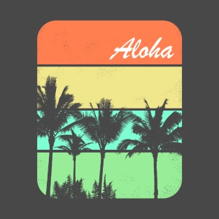 Aloha Palm Trees Hawaiian Shirt T-Shirt