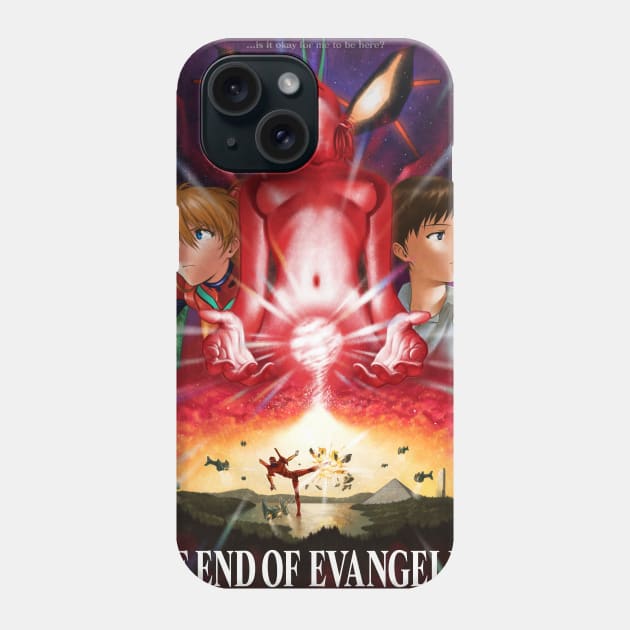 The End of Evangelion Tribute Poster 2020 Phone Case by wolfgangleblanc