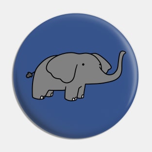 Gray Elephant Pin