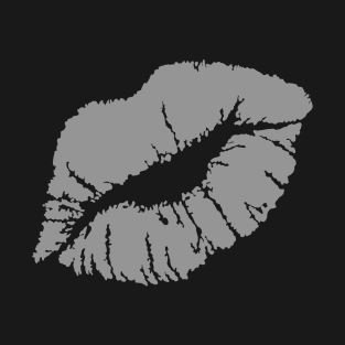 KISSING LIPS-50% GRAY T-Shirt