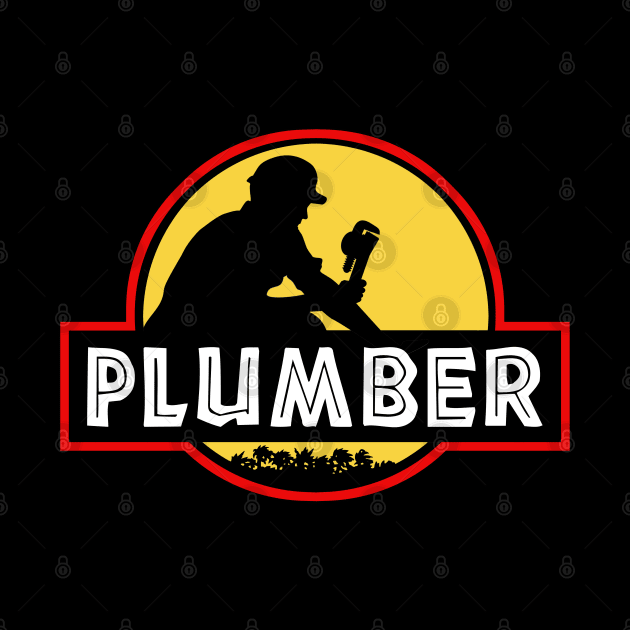 Plumber Jurassic Park Parody Logo Design by Creative Designs Canada