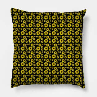 blooming sunflowers sunflower Pillow