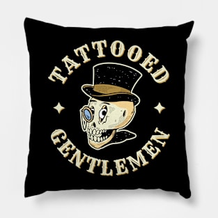 Tattooed Gentlemen - Tattoo Inspired Graphic Pillow