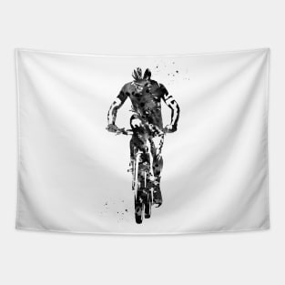 Cycling mountain biker Tapestry