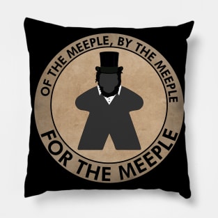 Gaming Abe Lincoln - For the Meeple Pillow