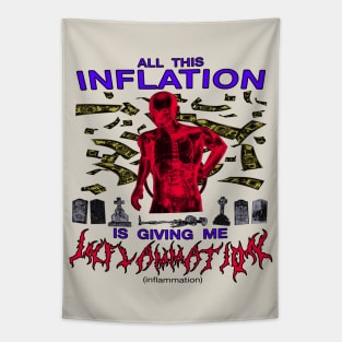 All This Inflation Is Giving Me Inflammation Tapestry