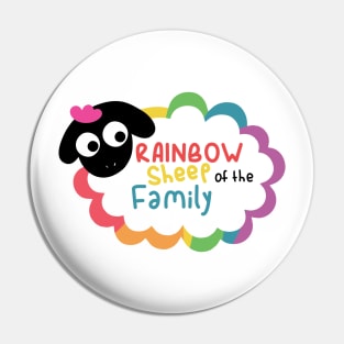 Rainbow Sheep of the Family Pin