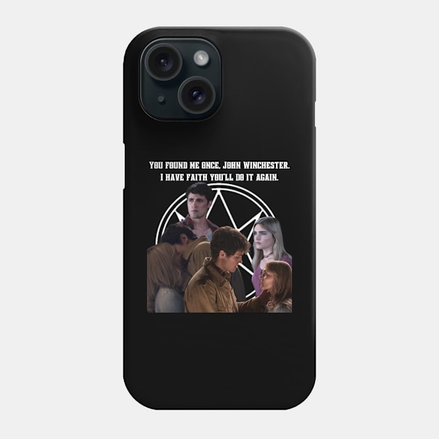 Mary Campbell & John Winchester Phone Case by elisabet_tckr