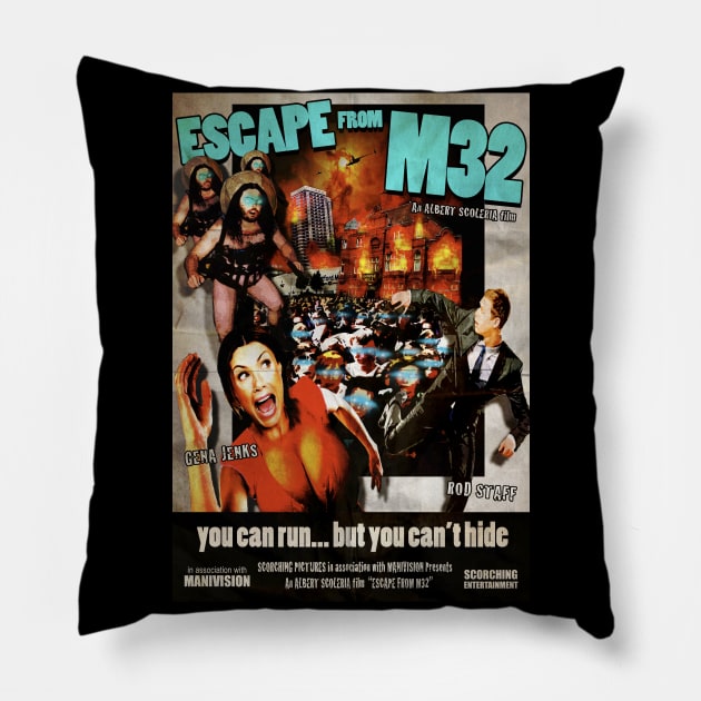 Escape From M32 Pillow by Graph