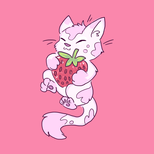 Strawberry Cat by sky665