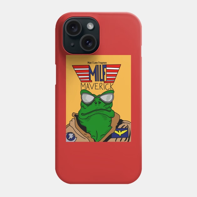 Maverick M.I.L.F. Phone Case by Cassie’s Cryptid Land