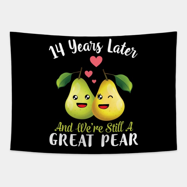 Husband And Wife 14 Years Later And We're Still A Great Pear Tapestry by DainaMotteut