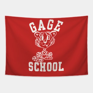 Gage Elementary School c. 1971 Tapestry