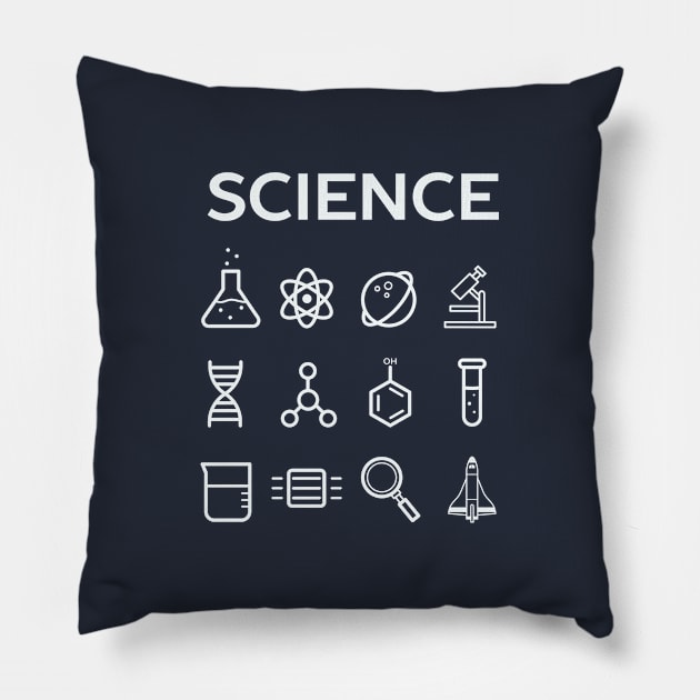 I love science so much t-shirt Pillow by happinessinatee