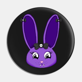 Viola the Vampire Bunny Pin