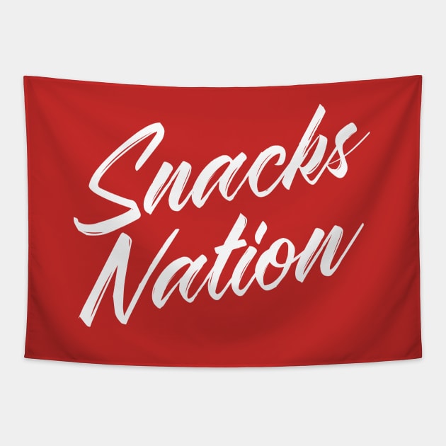 Snacks Nation Tapestry by tastynation