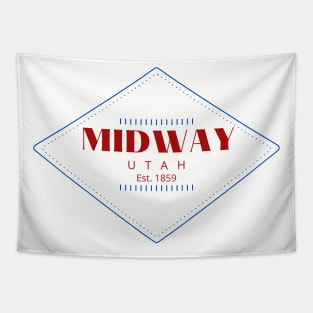 Midway Utah Est 1859 Tapestry