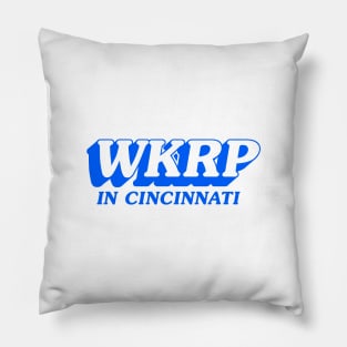 WKRP // Vintage Style Design Pillow