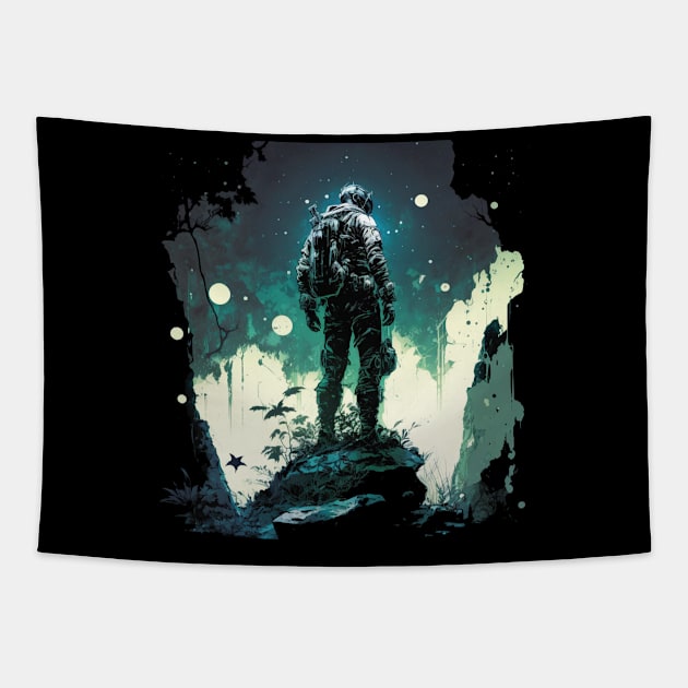 astronaut Tapestry by rocknerd