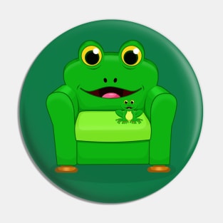 FROG AND CHAIR Pin