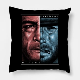 Mifune / Eastwood, Yojimbo, A fistful of dollars Pillow